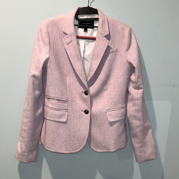 Banana Republic Chevron Academy Blazer Size 2-Regular - Picture 4 of 14